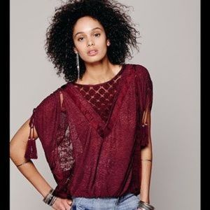 Free People Lace Top